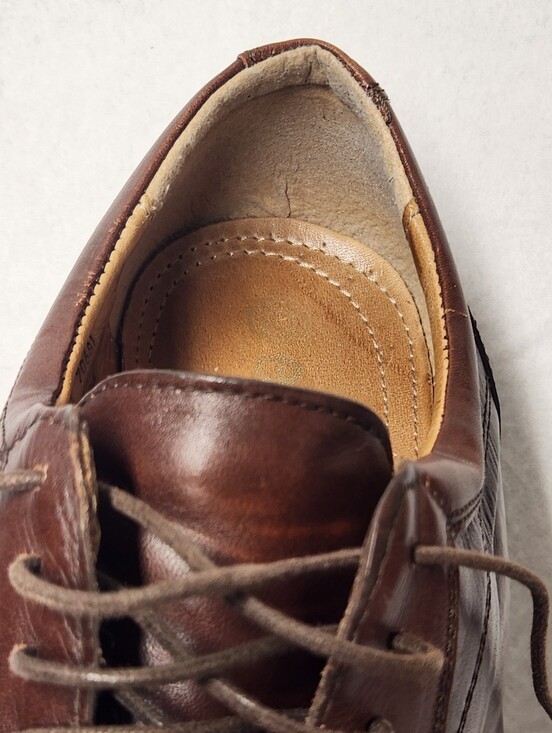 Florsheim @ease Brown Leather Cap-Toe Derby Shoes Size 9 Classic Wedding Office main image 6